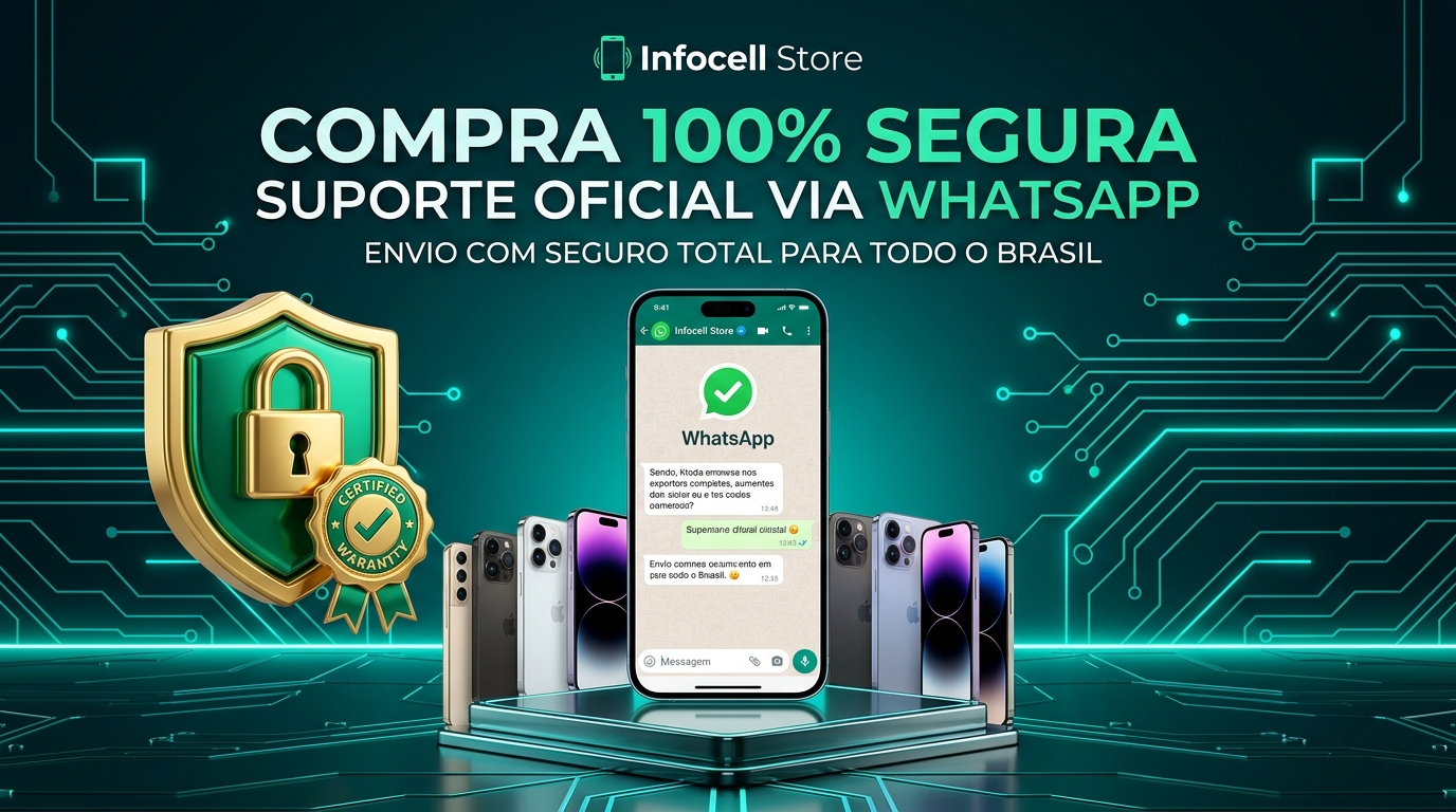 Compra 100% Segura - Suporte Oficial via WhatsApp - Envio com Seguro Total para todo o Brasil